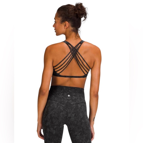 lululemon athletica Other - Lululemon Free To Be Bra Strappy Back Sports Bra Size 6